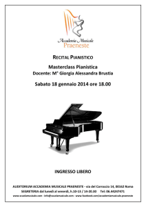 programma di sala 18gen - Accademia Musicale Praeneste