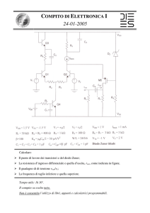 COMPITO DI ELETTRONICA I