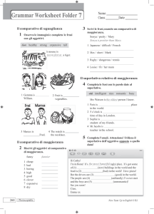 Grammar Worksheet Folder 7