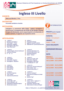 Inglese III Livello - Hospital Consulting