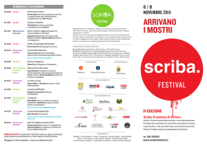 programma Scriba Festival