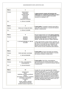 AGGIORNAMENTO NOTE LIMITATIVE AIFA Nota n. 1