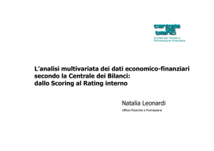 L`analisi multivariata dei dati economico