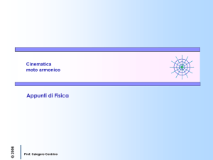 moto armonico con fase iniziale nulla