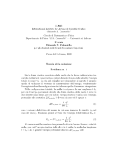 Soluzioni - Dipartimento di Fisica "ER Caianiello"