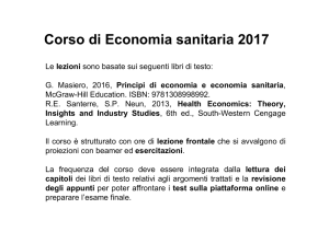 Economia Sanitaria info.pptx - Università degli studi di Bergamo