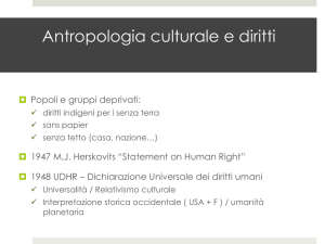 Antropologia culturale e diritti