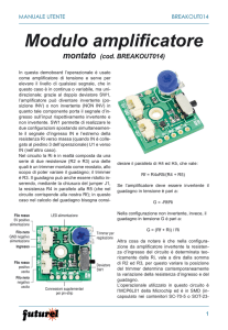 Modulo amplificatore