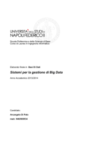 Sistemi per la gestione di Big Data