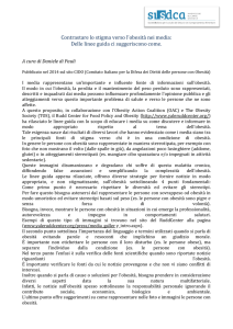 Contrastare lo stigma verso l`obesità nei media: Delle linee guida ci