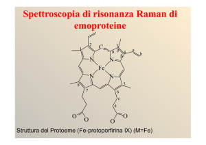 Spettroscopia di risonanza Raman di emoproteine