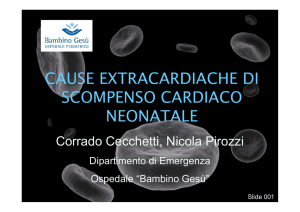 cause extracardiache di scompenso cardiaco neonatale