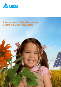Inverter solari Delta - Il cuore del vostro impianto fotovoltaico