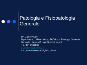 Patologia e Fisiopatologia Generale
