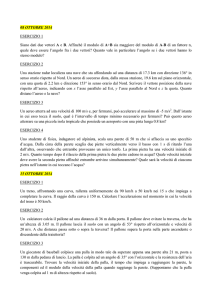 08 OTTOBRE 2014 ESERCIZIO 1 Siano dati due vettori A e B