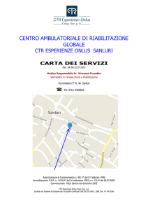 Per accedere alla carta dei servizi del Centro riabilitativo cliccare qui