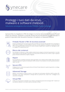 Proteggi i tuoi dati da virus, malware e software malevoli
