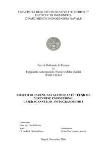 UNIVERSITÀ DEGLI STUDI DI NAPOLI “FEDERICO II” FACOLTA` DI