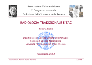 radiologia tradizionale e tac - Associazione Culturale Micene