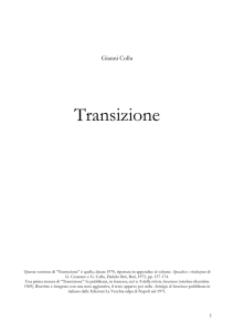 Transizione - Piero Coppo