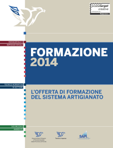 Offerta formativa 2014 - Associazione Artigiani e Piccole Imprese