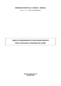 direzione didattica 1° circolo – brescia corso di aggiornamento di