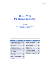 Unico 2013 - Istituto Nazionale Tributaristi