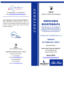 convegno - IMeB - Istituto di Medicina Biointegrata