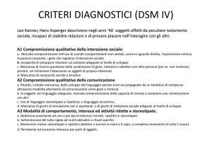 criteri diagnostici (dsm iv)