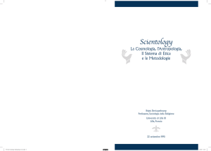 Scientology è cosmologia, antropologia, un sistema di etica e