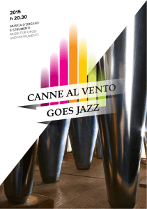 CANNE AL VENTO goes Jazz - Canne al Vento Musica d`organo e