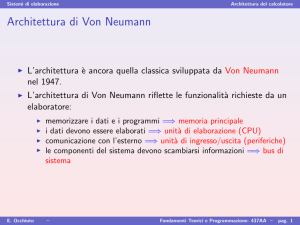 Fondamenti Teorici e Programmazione: Modulo A: Elementi di