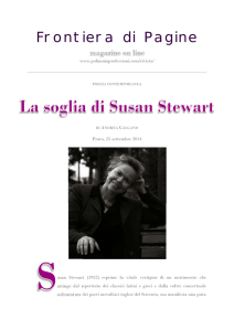 La soglia di Susan Stewart