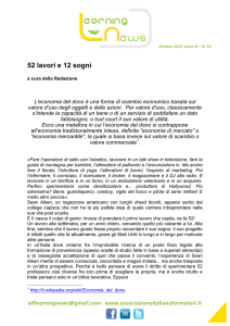 52 lavori e 12 sogni - Associazione Italiana Formatori