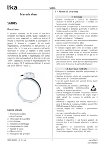 SMRI5 Manuale d`uso in italiano