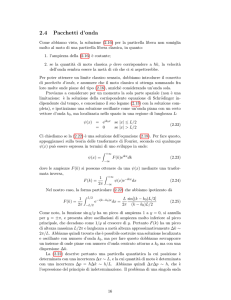 Note 1 - Sezione di Fisica