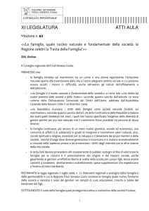 Testo mozione - Consiglio Regionale del Friuli Venezia Giulia