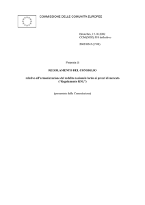 558 definitivo 2002/0245 (CNS) Proposta di REGOLAMENTO DEL C