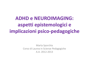 ADHD e NEUROIMAGING_Sporchia