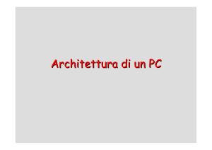 Architettura di un PC