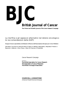 British Journal of Cancer - European Association for Palliative Care