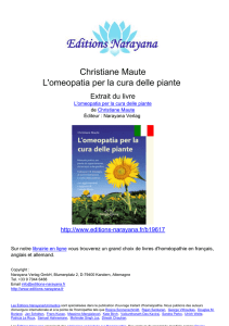 Christiane Maute L`omeopatia per la cura delle piante