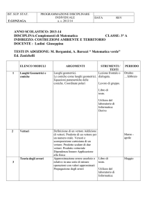 2013-14 DISCIPLINA:Complementi di Matematica CLASSE: 3° A