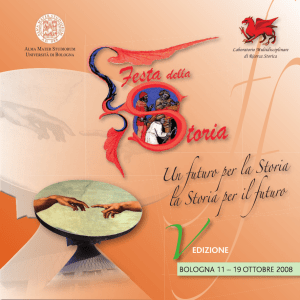 Brochure edizione 2008 - Festa Internazionale della Storia