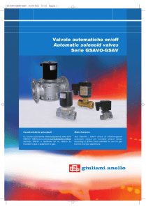 Valvole automatiche on/off - Automatic solenoid valves