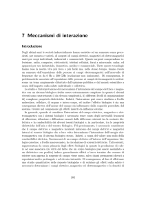 7 Meccanismi di interazione
