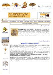 ick A E IL CANO PAPA BENEDETTO II (684
