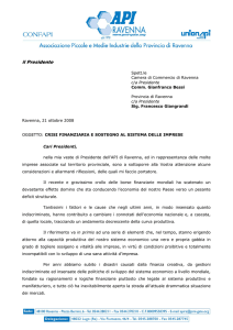il Presidente - Unione dei Comuni della Bassa Romagna