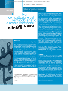 un caso clinico - Giornale Italiano di Aritmologia e Cardiostimolazione