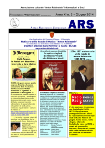 N. 2 - Giugno 2014 - Scuola di Musica Anton Rubinstein